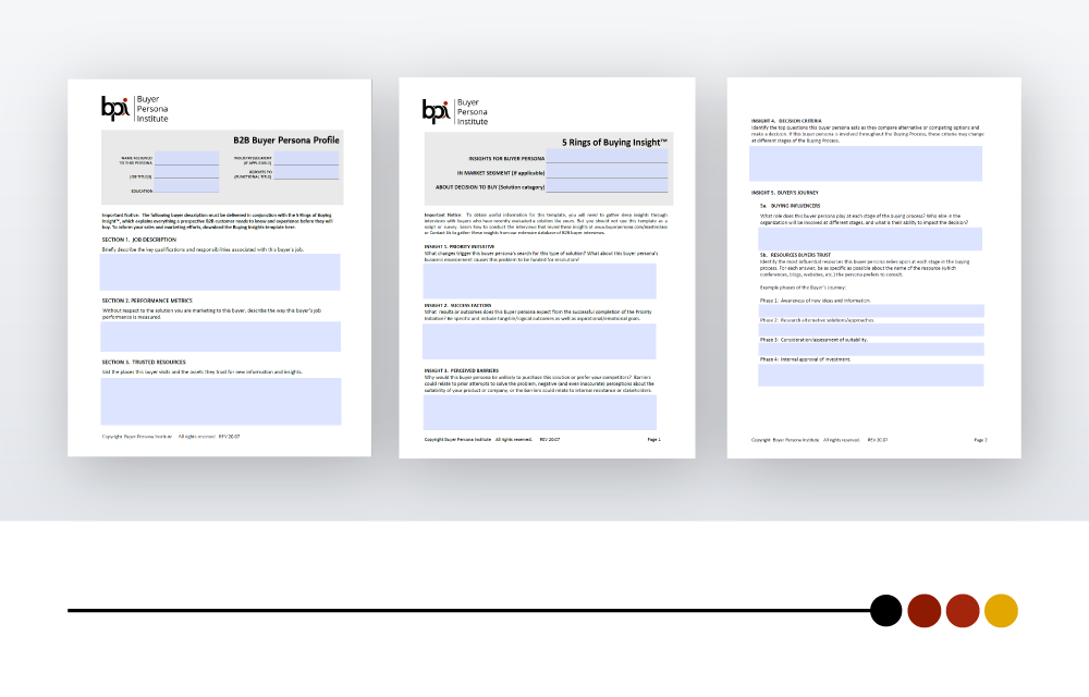 B2B Buyer Persona Template (Free Download + Examples)